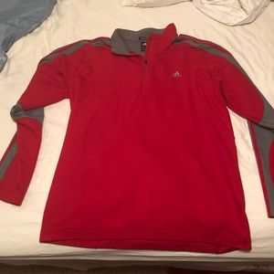 Adidas polo over quarter zip